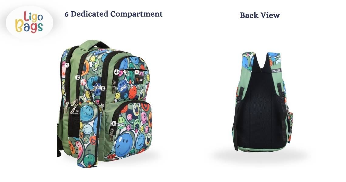 SMILEY SCHOOL BACKPACK