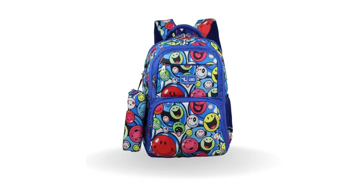 SMILEY SCHOOL BACKPACK
