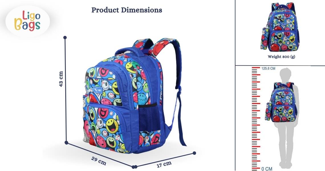 SMILEY SCHOOL BACKPACK