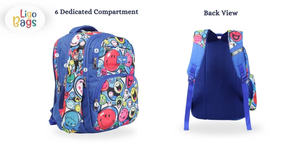 SMILEY SCHOOL BACKPACK