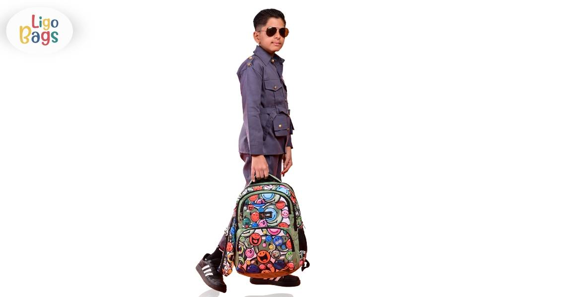 SMILEY SCHOOL BACKPACK