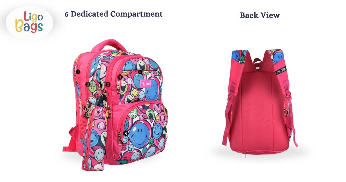 SMILEY SCHOOL BACKPACK