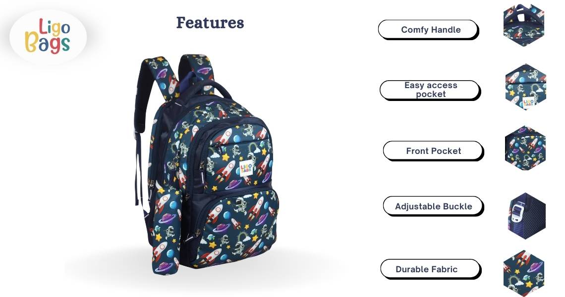 SMILEY SCHOOL BACKPACK