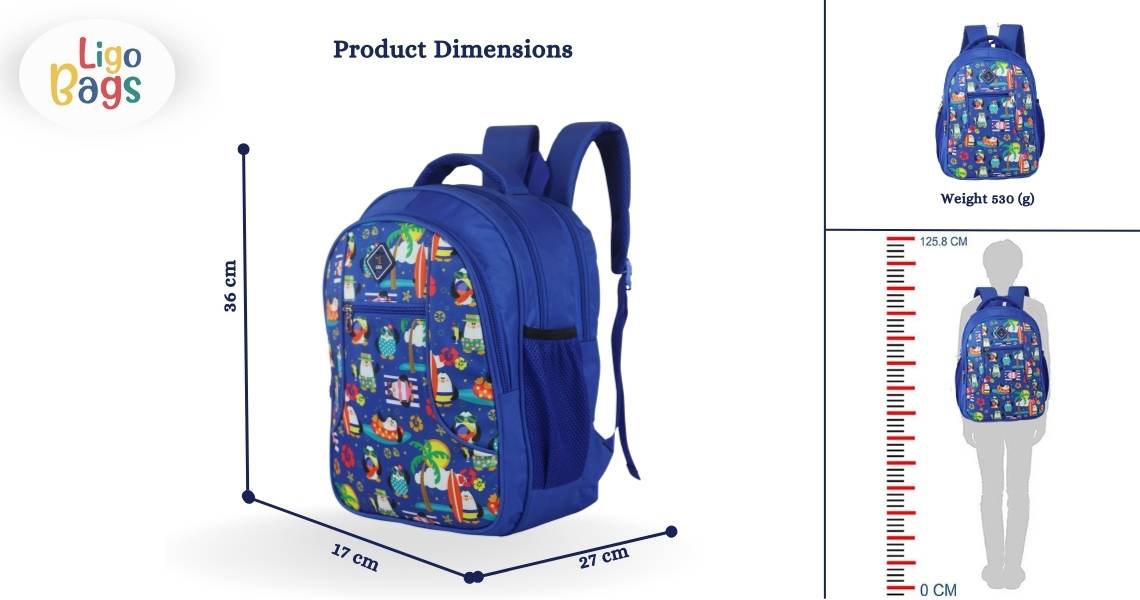 Seaside Kids School Bags