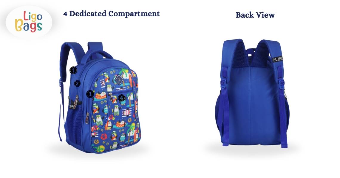 Seaside Kids School Bags
