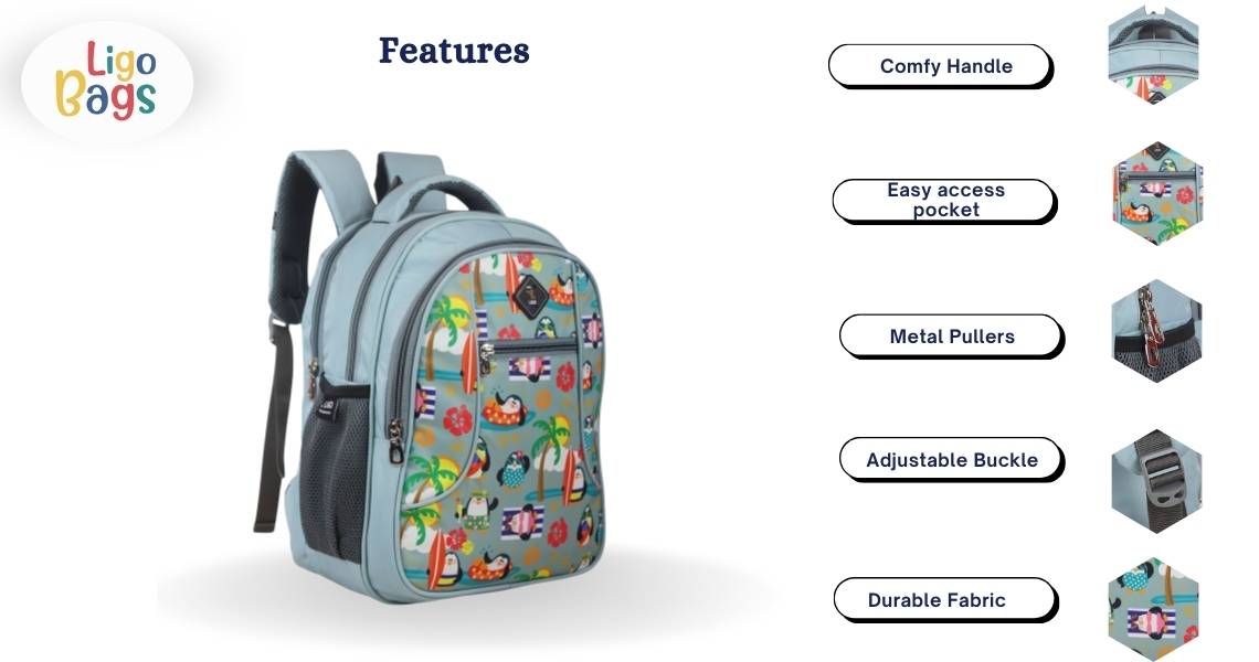 Seaside Kids School Bags