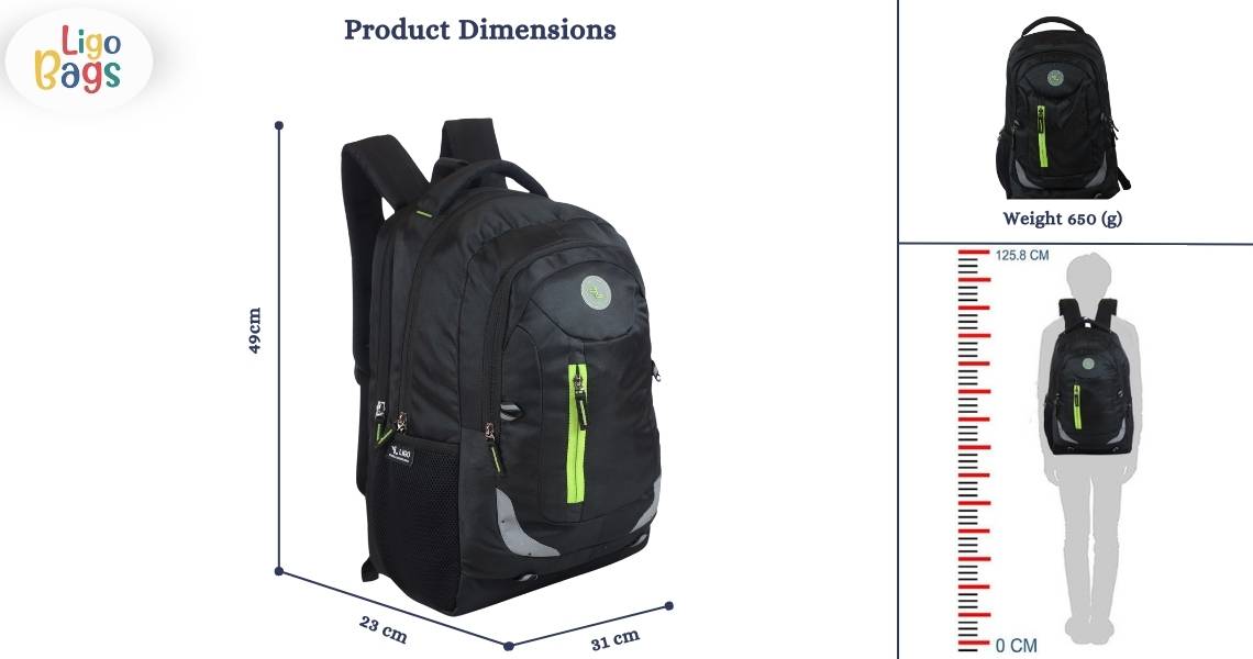 Flourozip School Backpack
