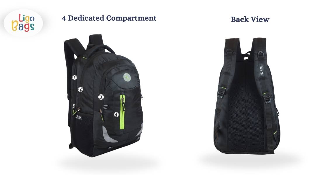 Flourozip School Backpack