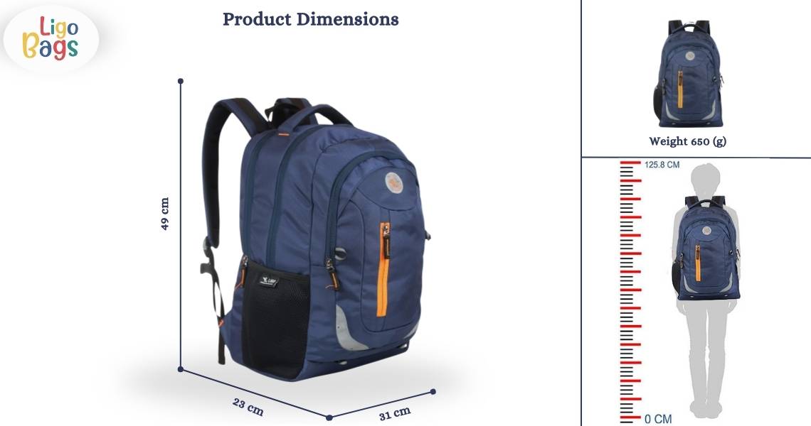 Flourozip School Backpack