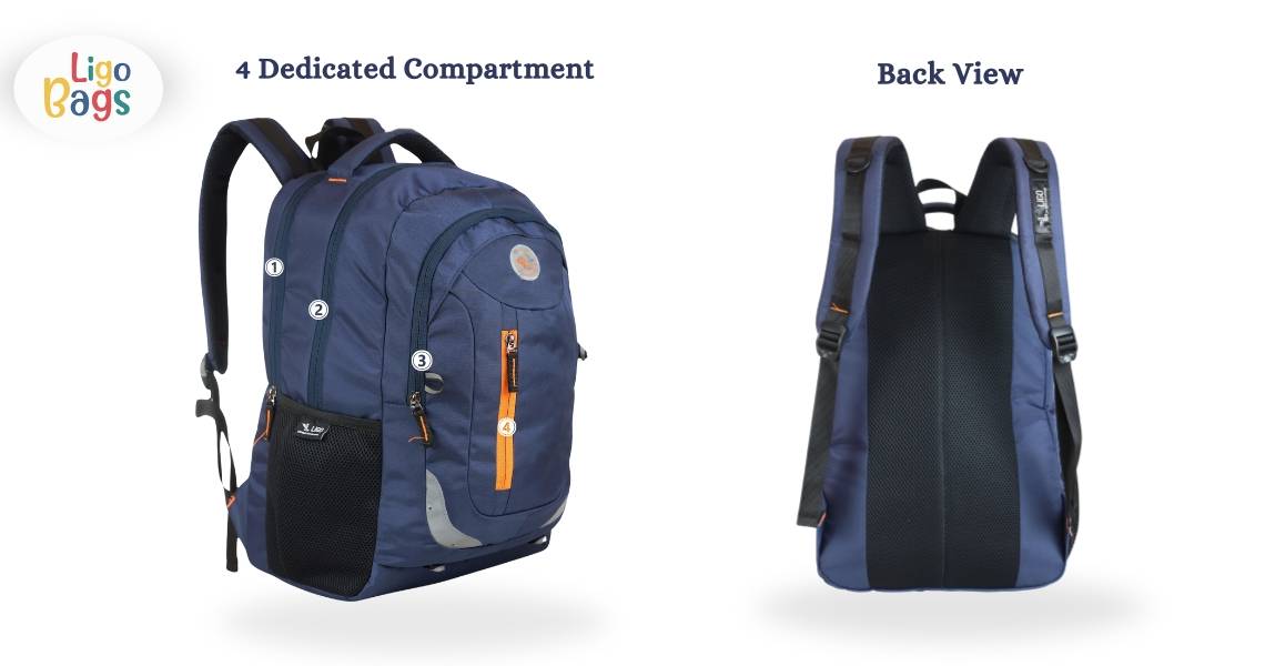 Flourozip School Backpack