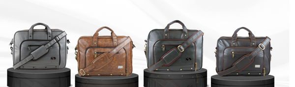 Leather laptop backpack: Perfect for Office and Travel