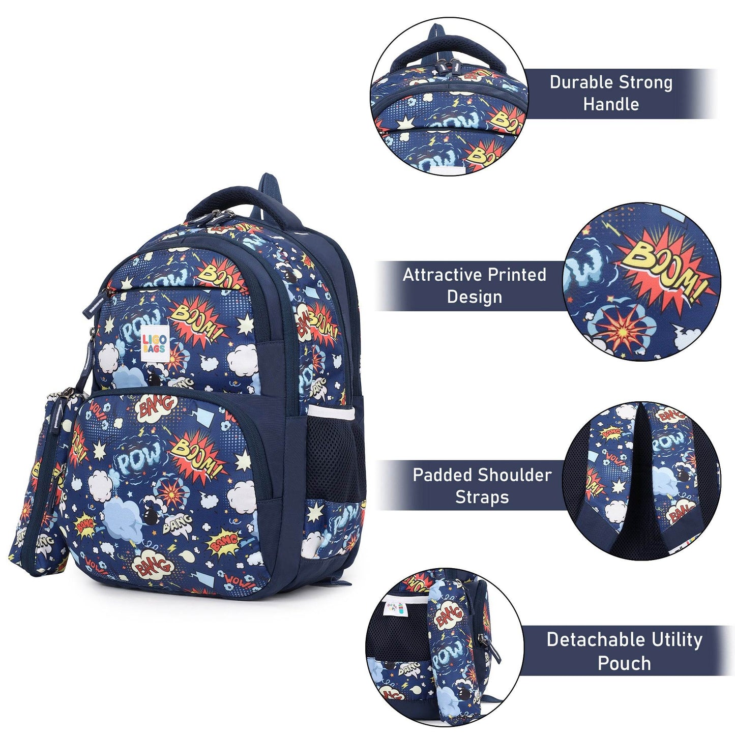 SMILEY SCHOOL BACKPACK