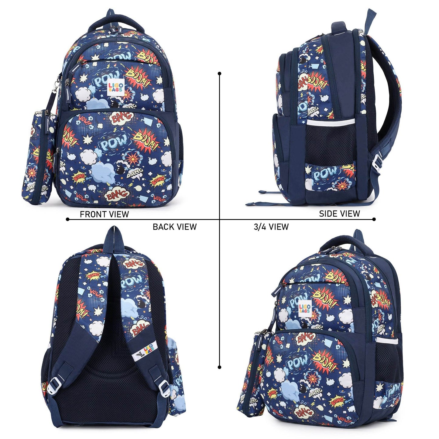 SMILEY SCHOOL BACKPACK