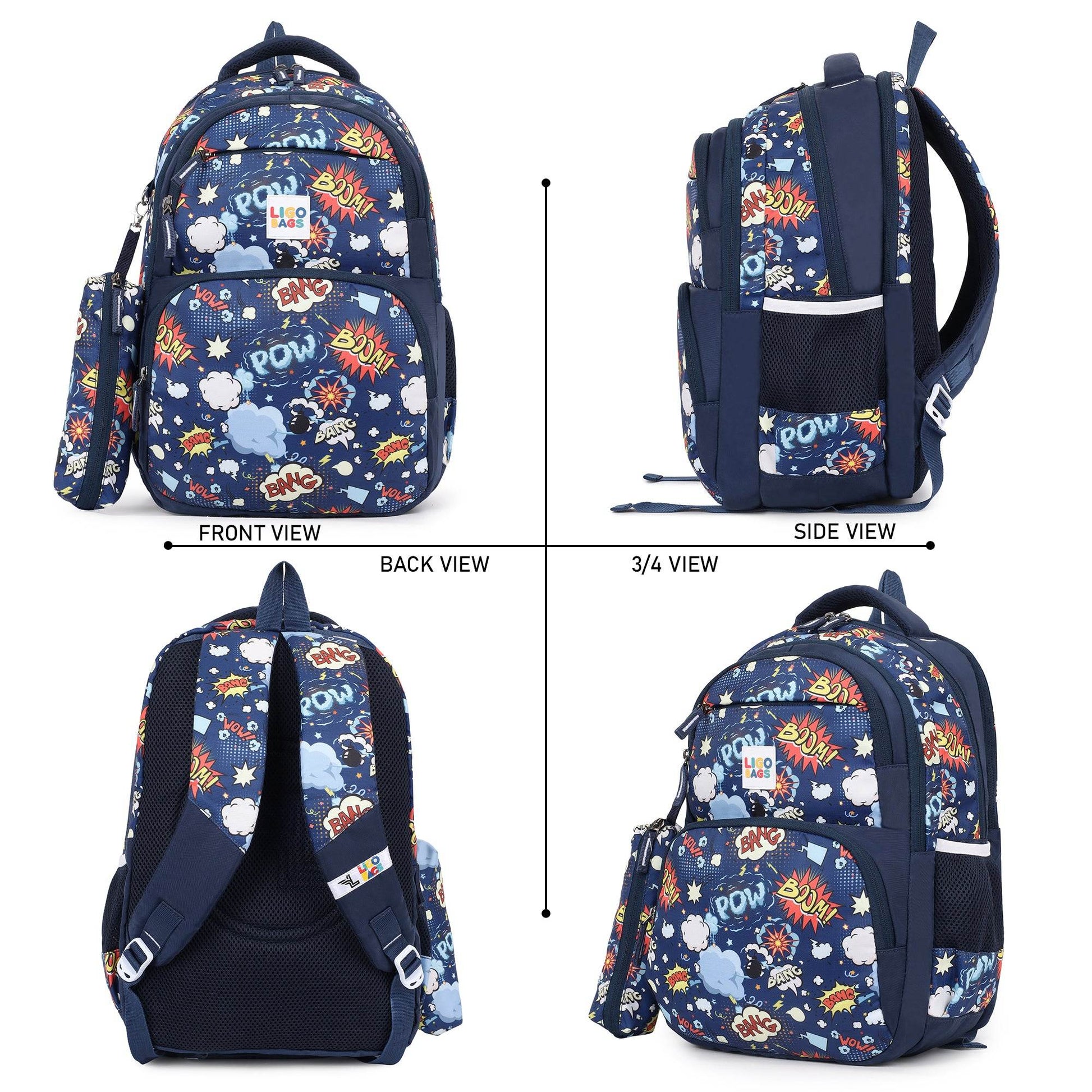 SMILEY SCHOOL BACKPACK