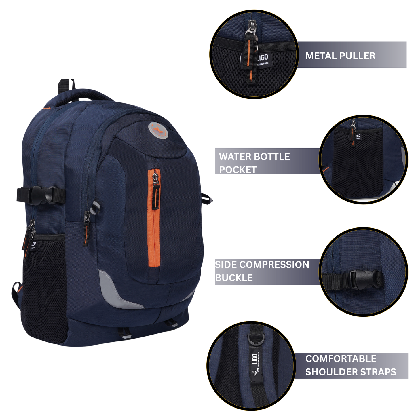 Fluoro Zip Backpack