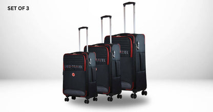 LIGO FEATHER LUGGAGE- SET OF 3
