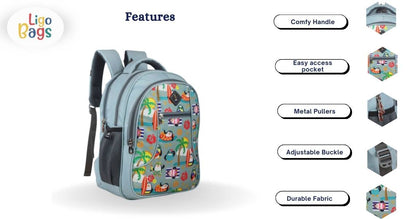 Seaside Kids School Bags