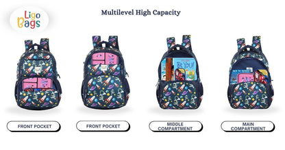 SMILEY SCHOOL BACKPACK