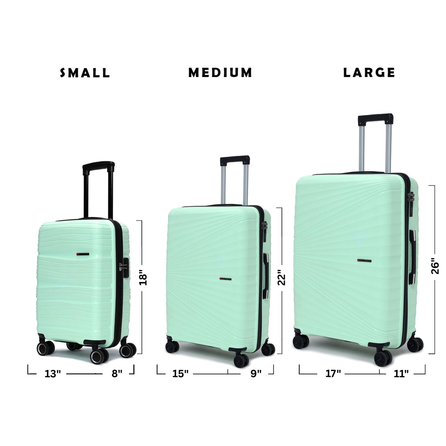Comet luggage set of 3