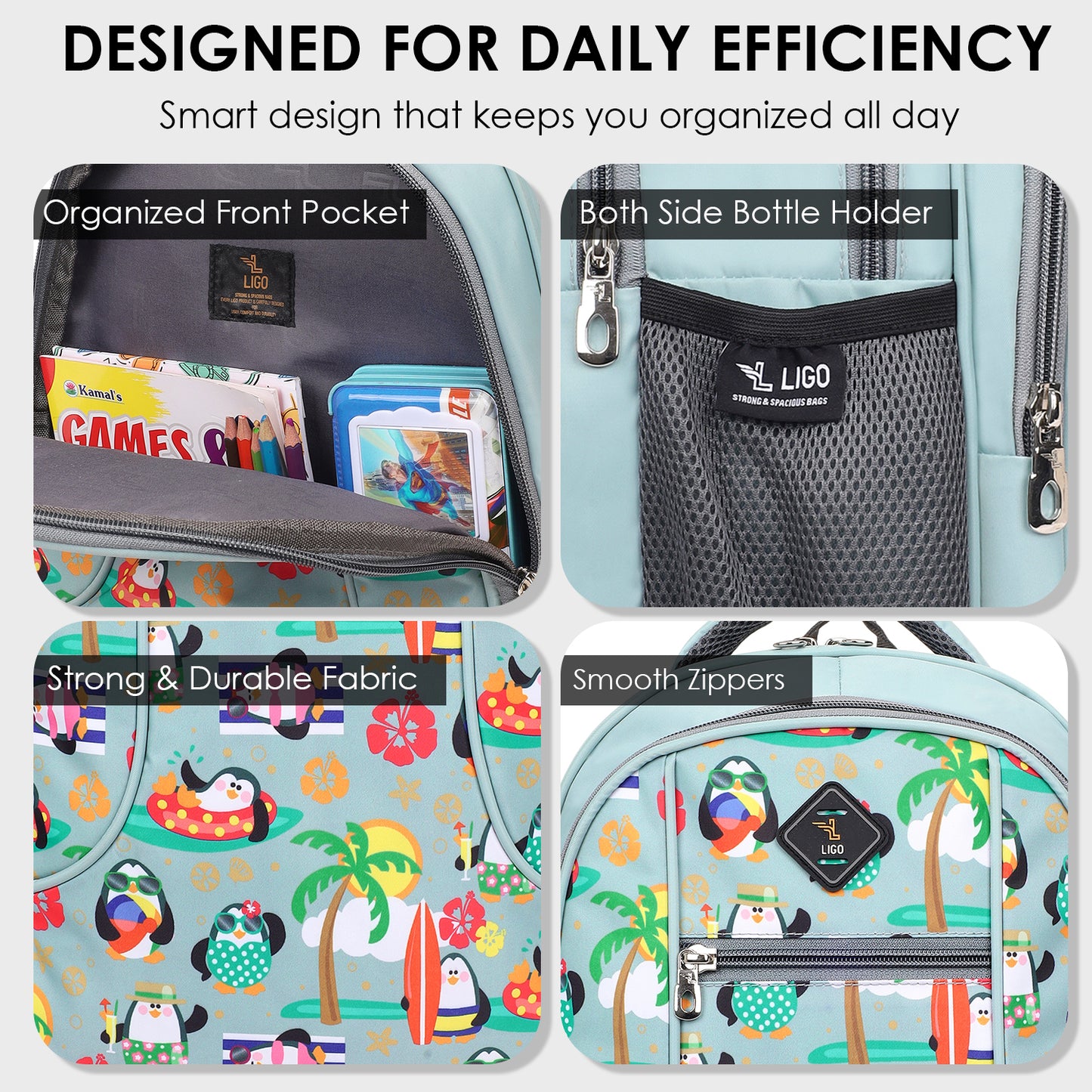 Seaside Kids School Bags