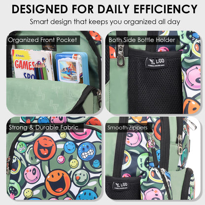 SMILEY SCHOOL BACKPACK