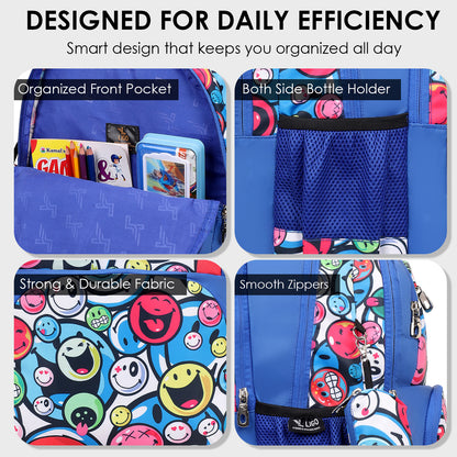 SMILEY SCHOOL BACKPACK
