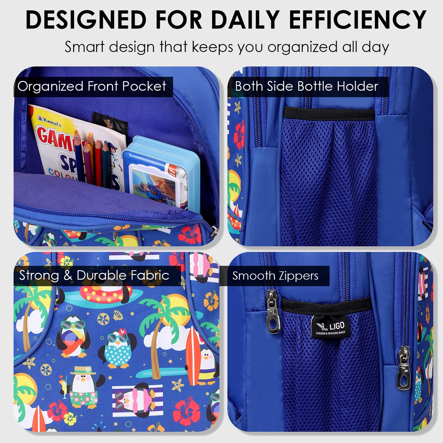 Seaside Kids School Bags
