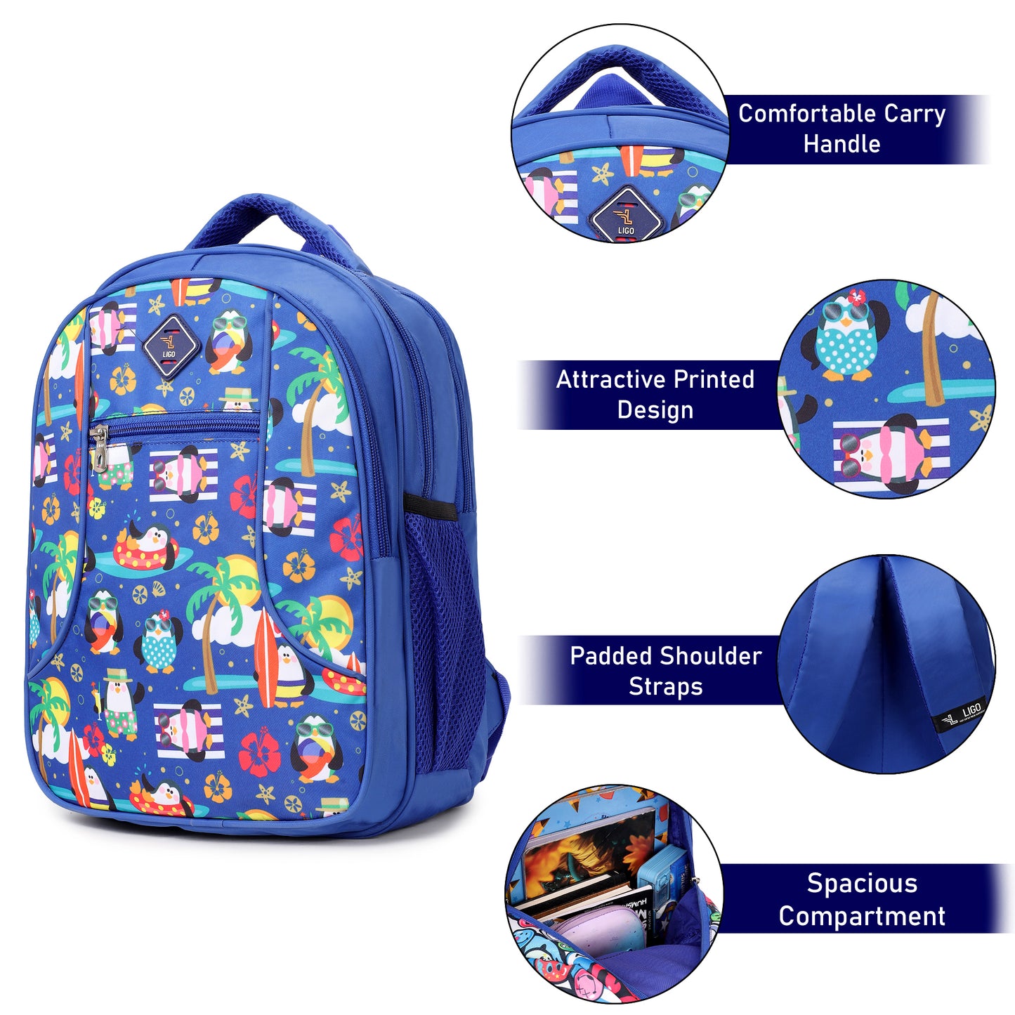 Seaside Kids School Bags