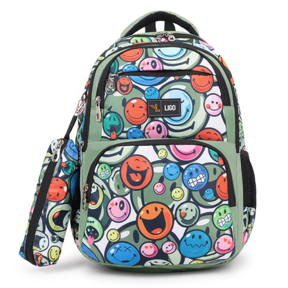 SMILEY SCHOOL BACKPACK