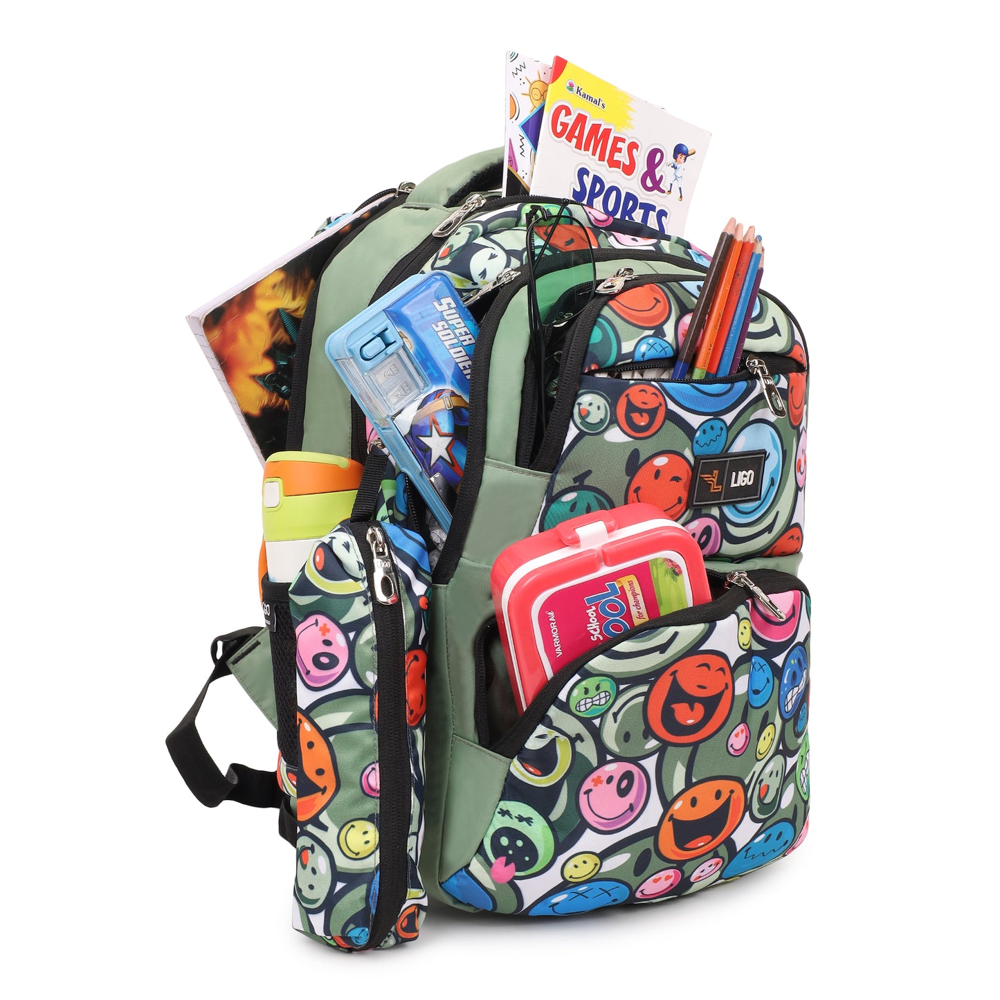 SMILEY SCHOOL BACKPACK