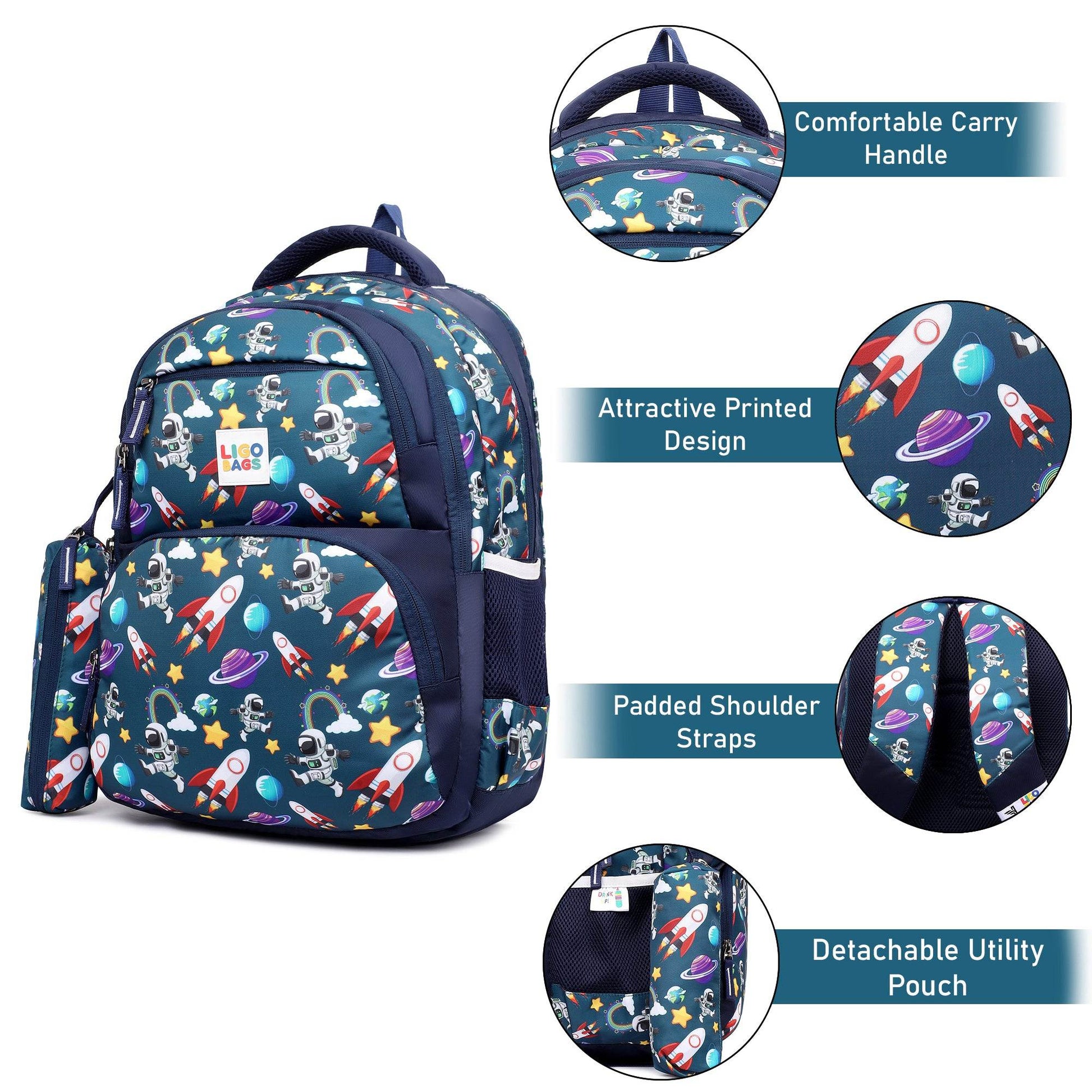 SMILEY SCHOOL BACKPACK