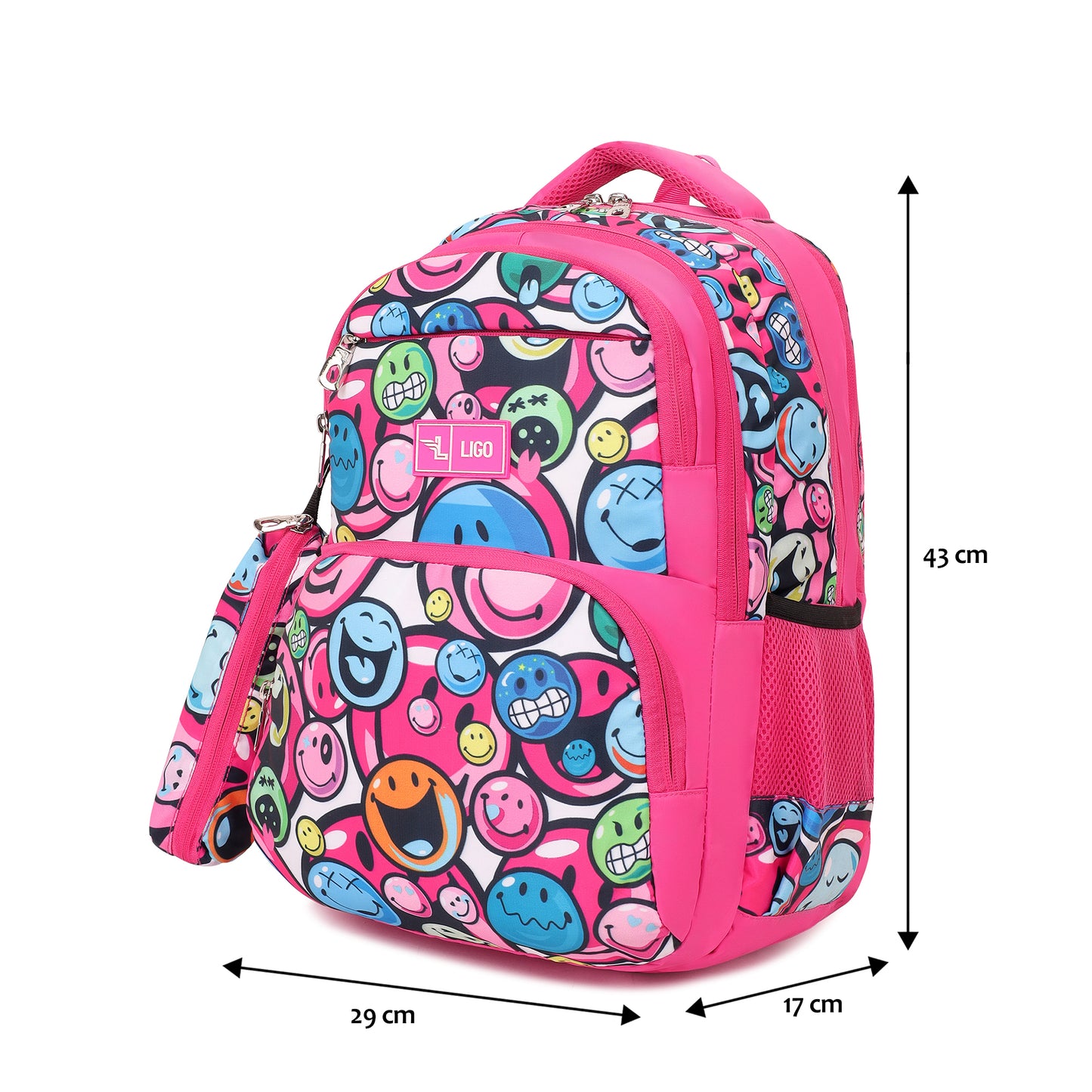 SMILEY SCHOOL BACKPACK