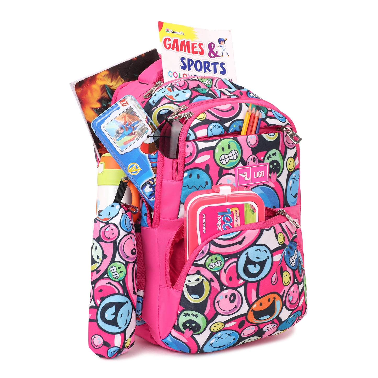 SMILEY SCHOOL BACKPACK