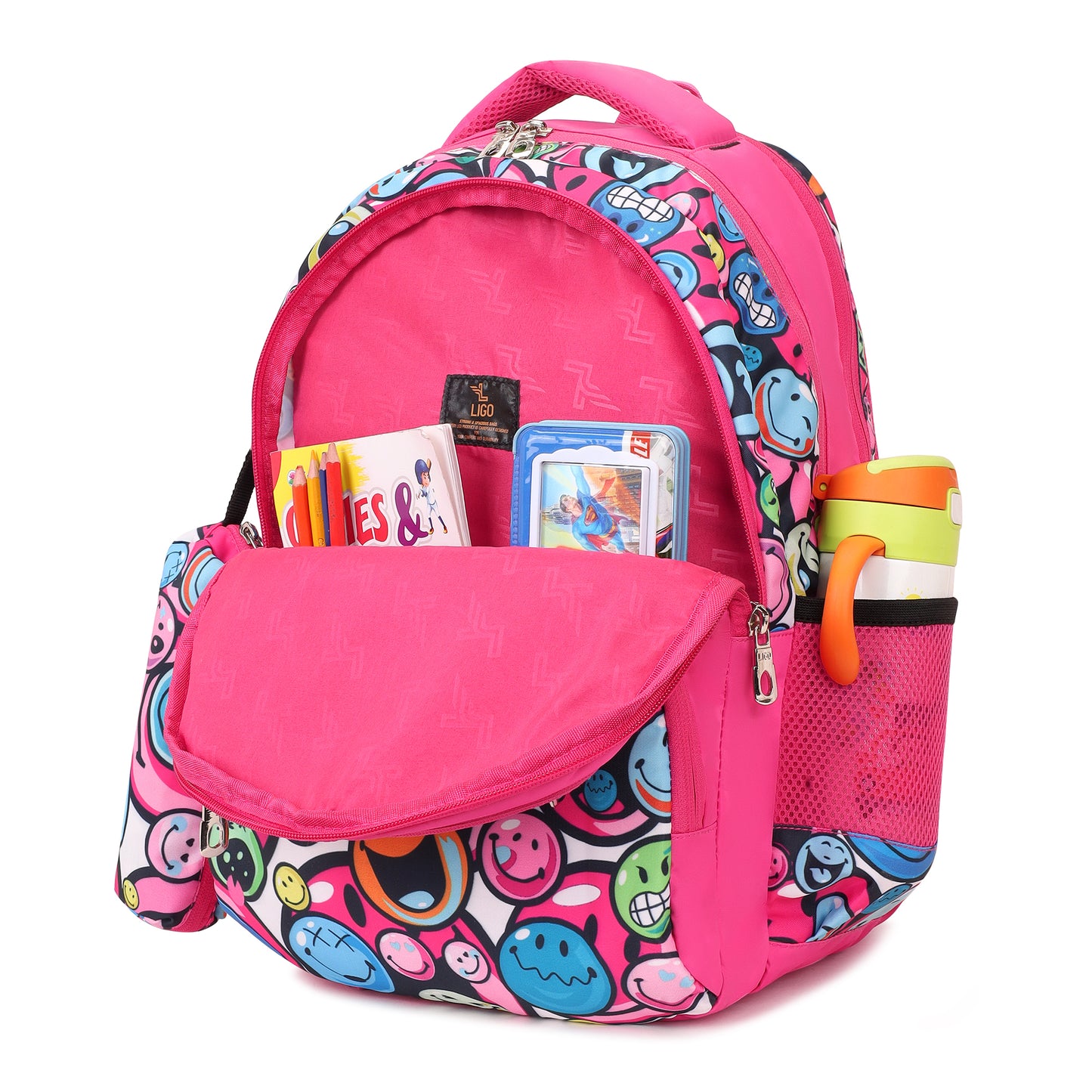 SMILEY SCHOOL BACKPACK
