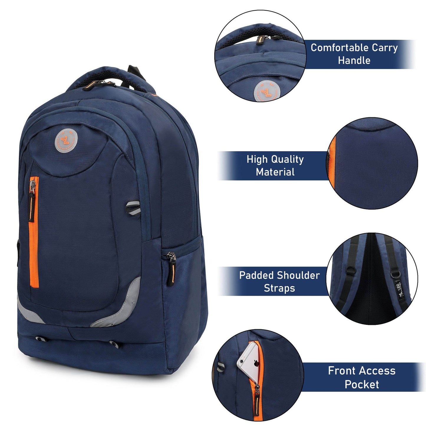 Flourozip School Backpack