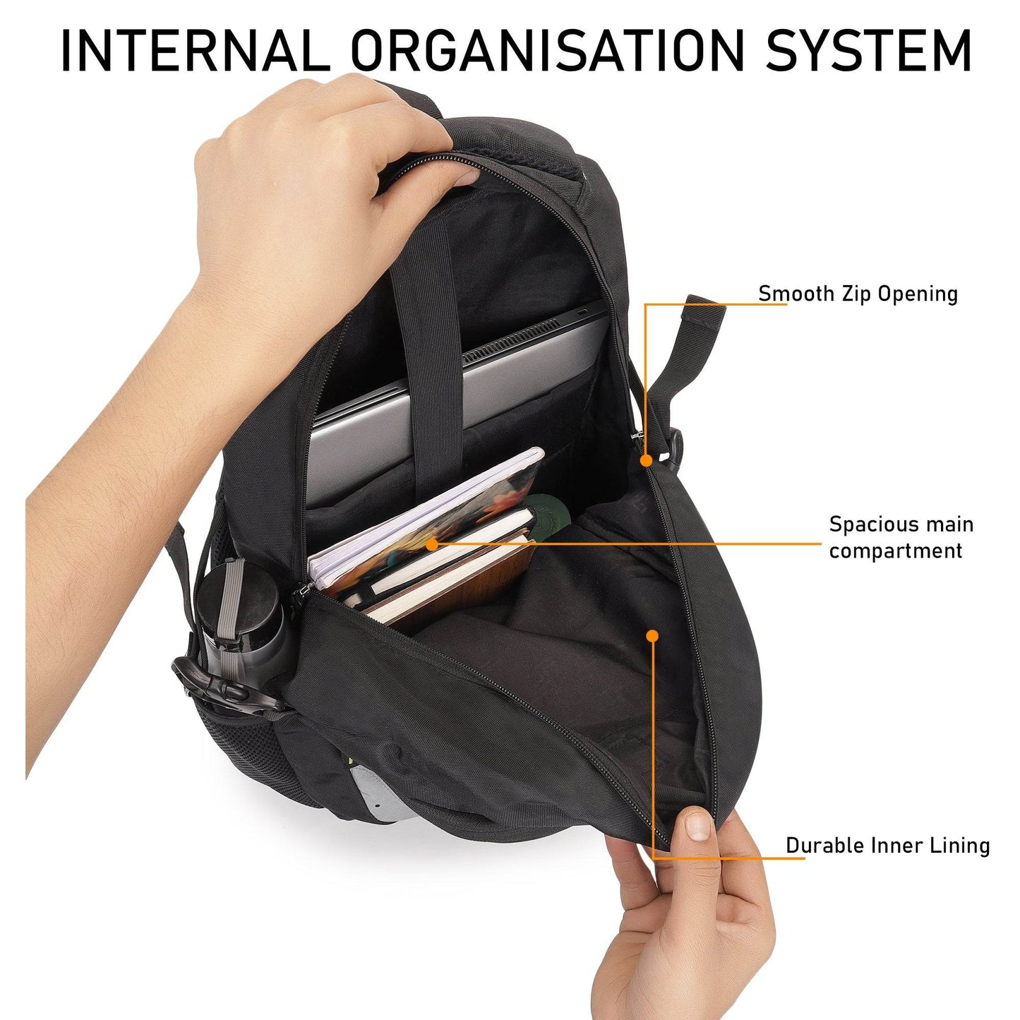Flourozip School Backpack