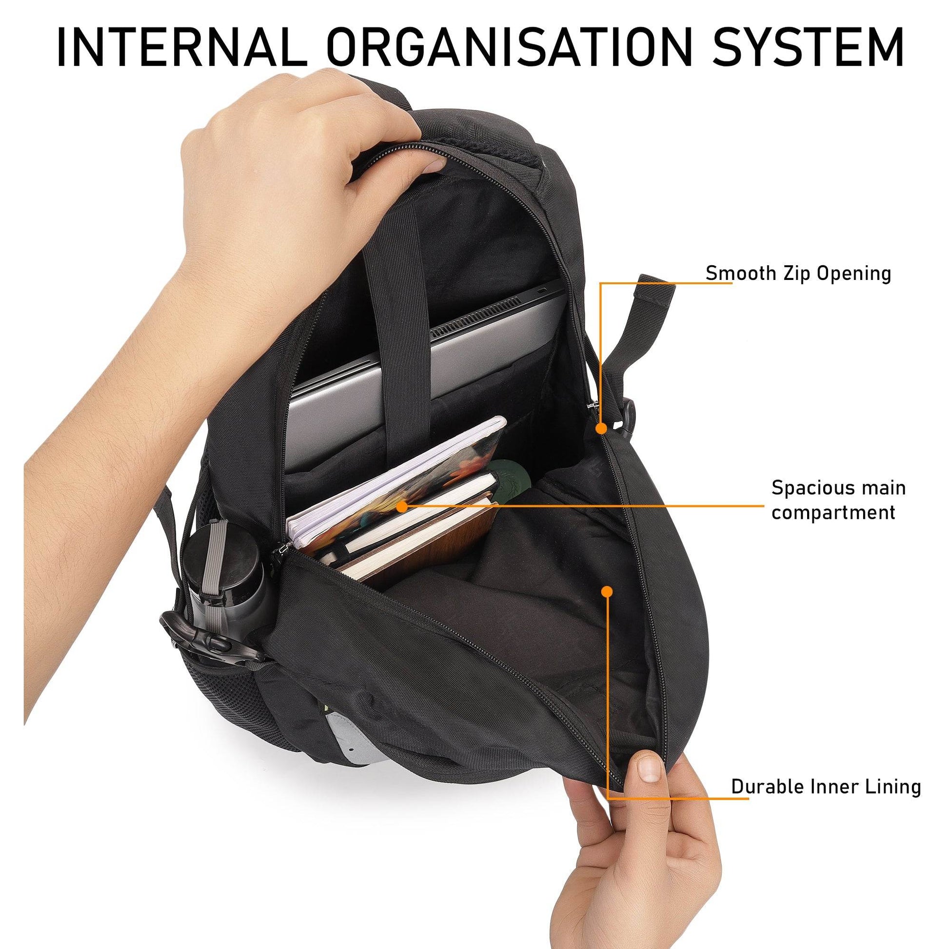Flourozip School Backpack