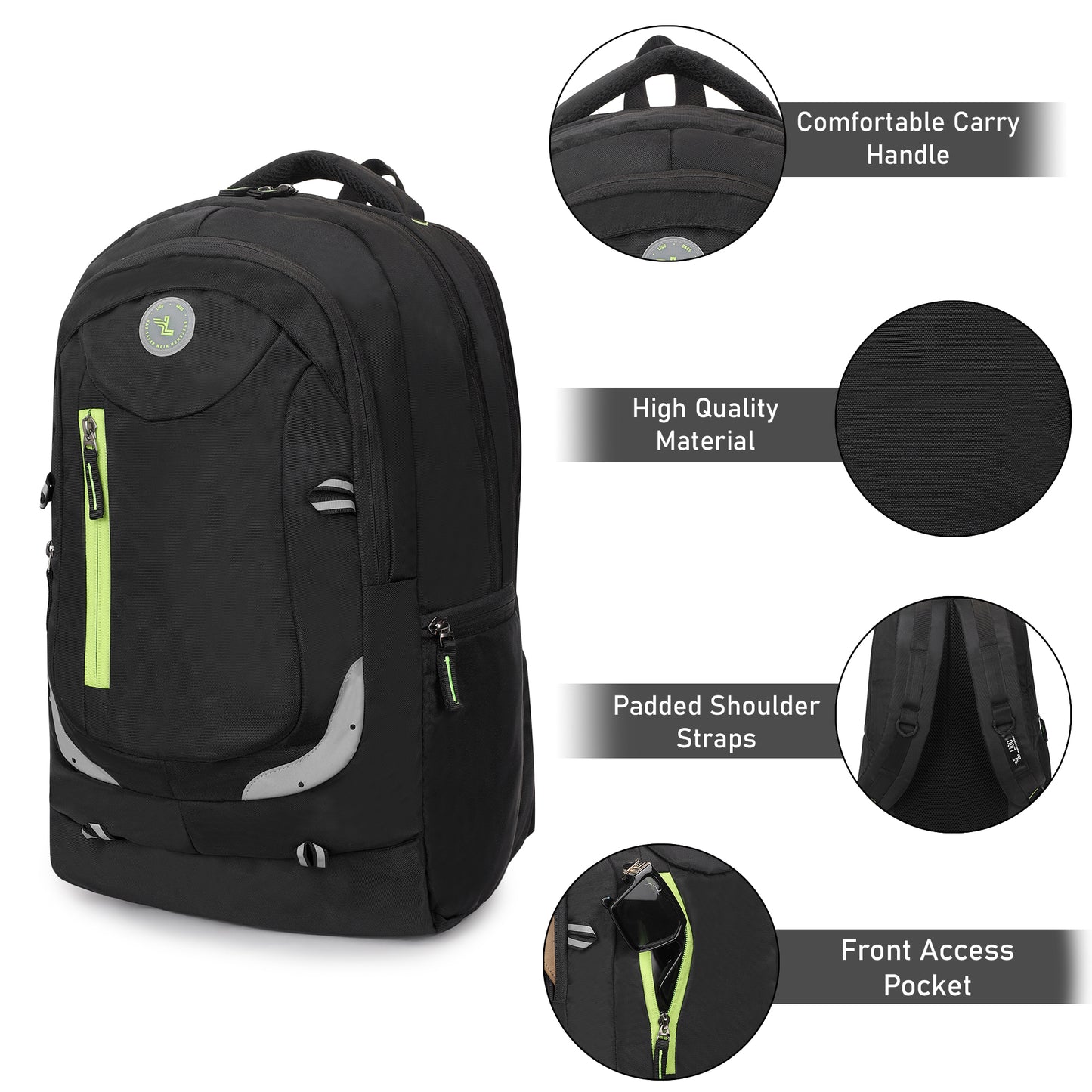 Flourozip School Backpack